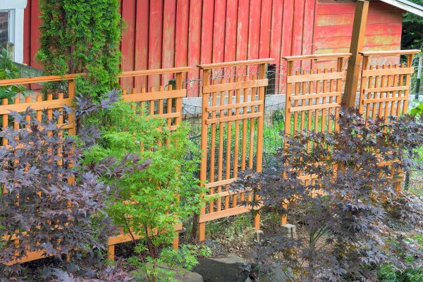 Wood Trellis Mounting in Palatine